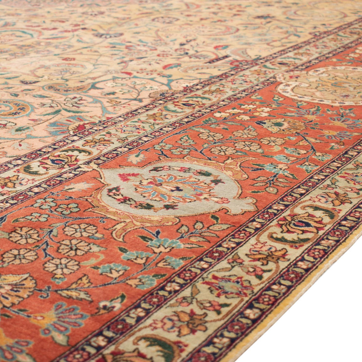Tapis persan - Tabriz - Royal - 486 x 350 cm - beige