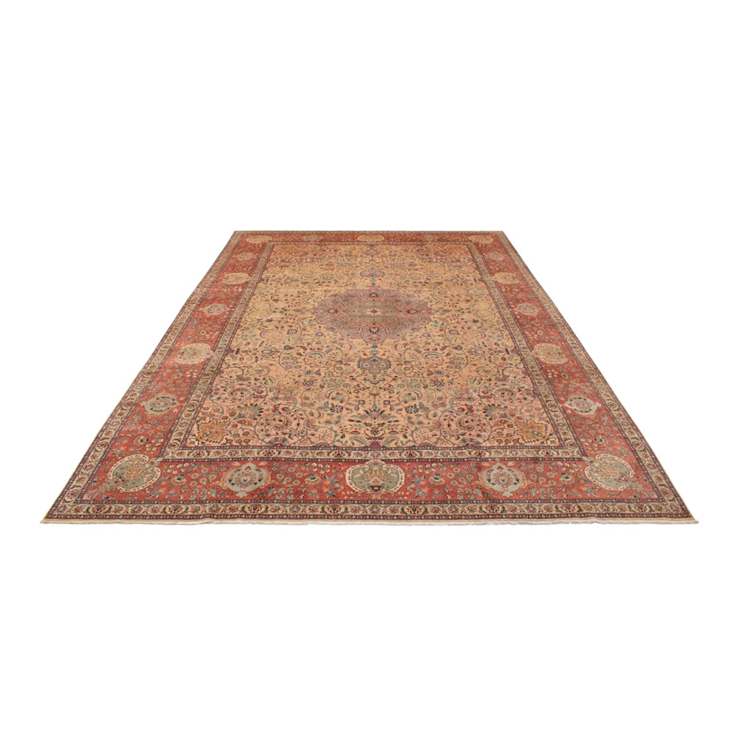 Tapis persan - Tabriz - Royal - 486 x 350 cm - beige