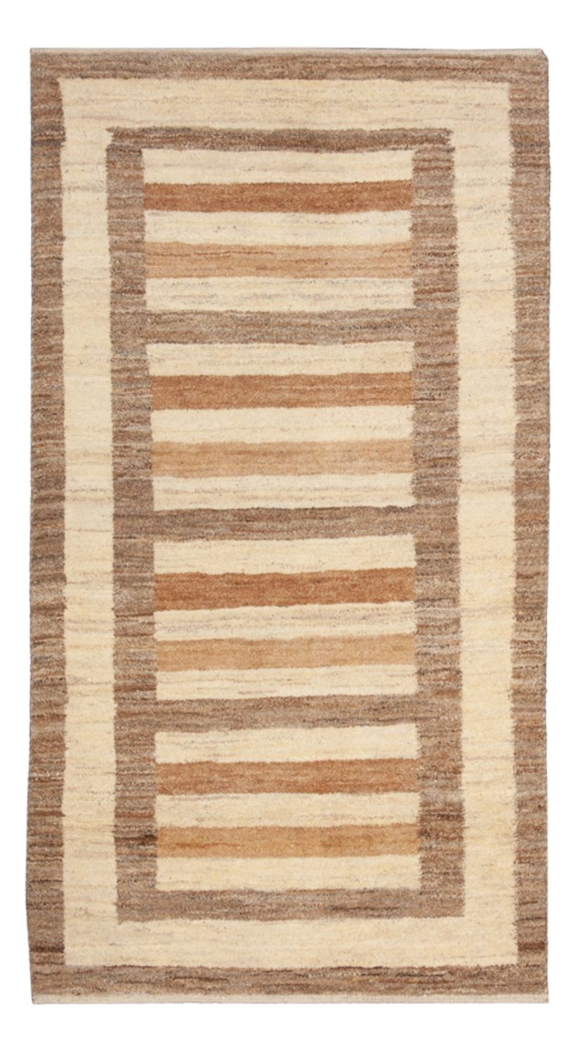 Tapis Gabbeh - Loribaft Persan - 139 x 72 cm - beige