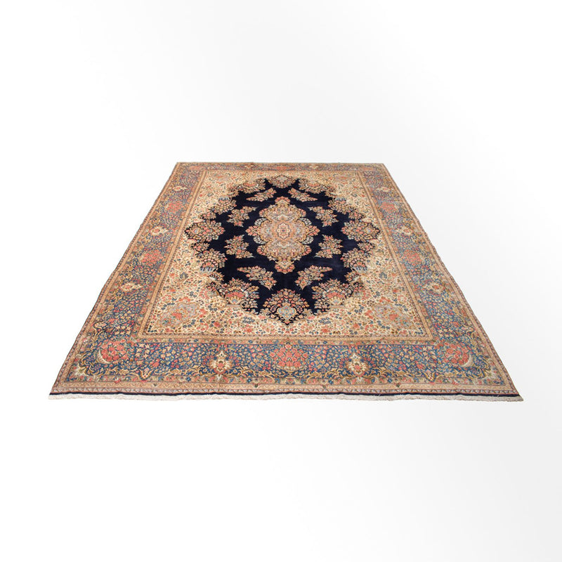 Tapis persan - Royal - 500 x 355 cm - bleu foncé