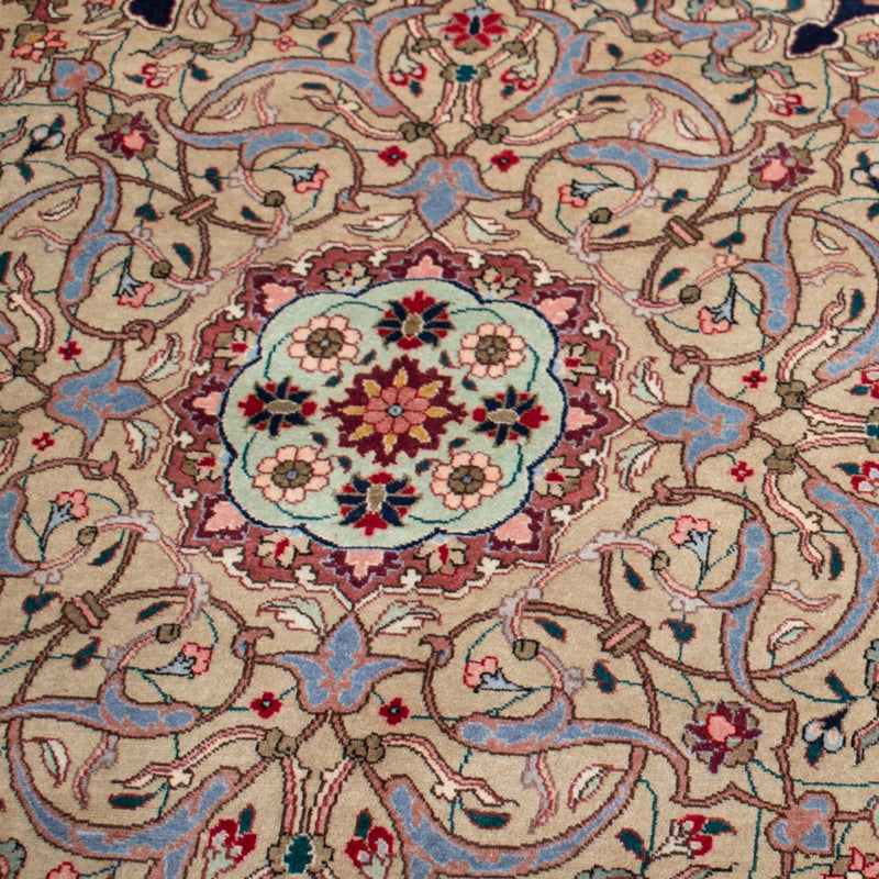 Tapis persan - Tabriz - Royal - 517 x 352 cm - bleu foncé