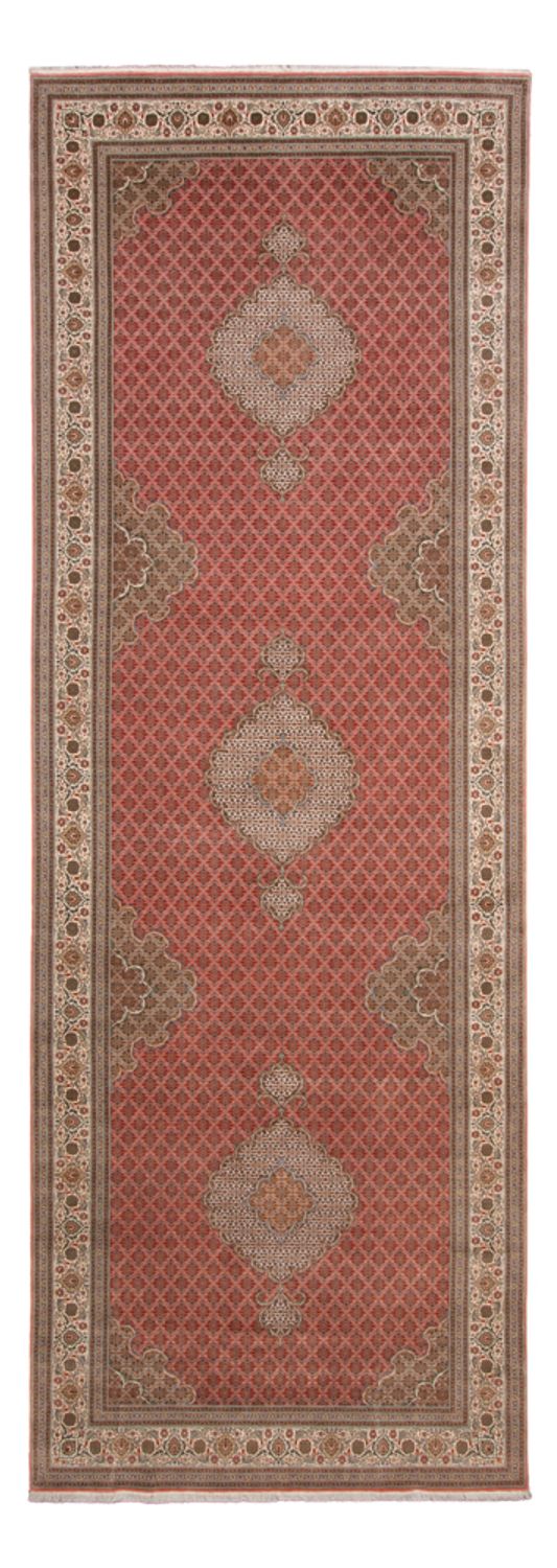Tapis persan - Tabriz - Royal - 600 x 200 cm - rouge