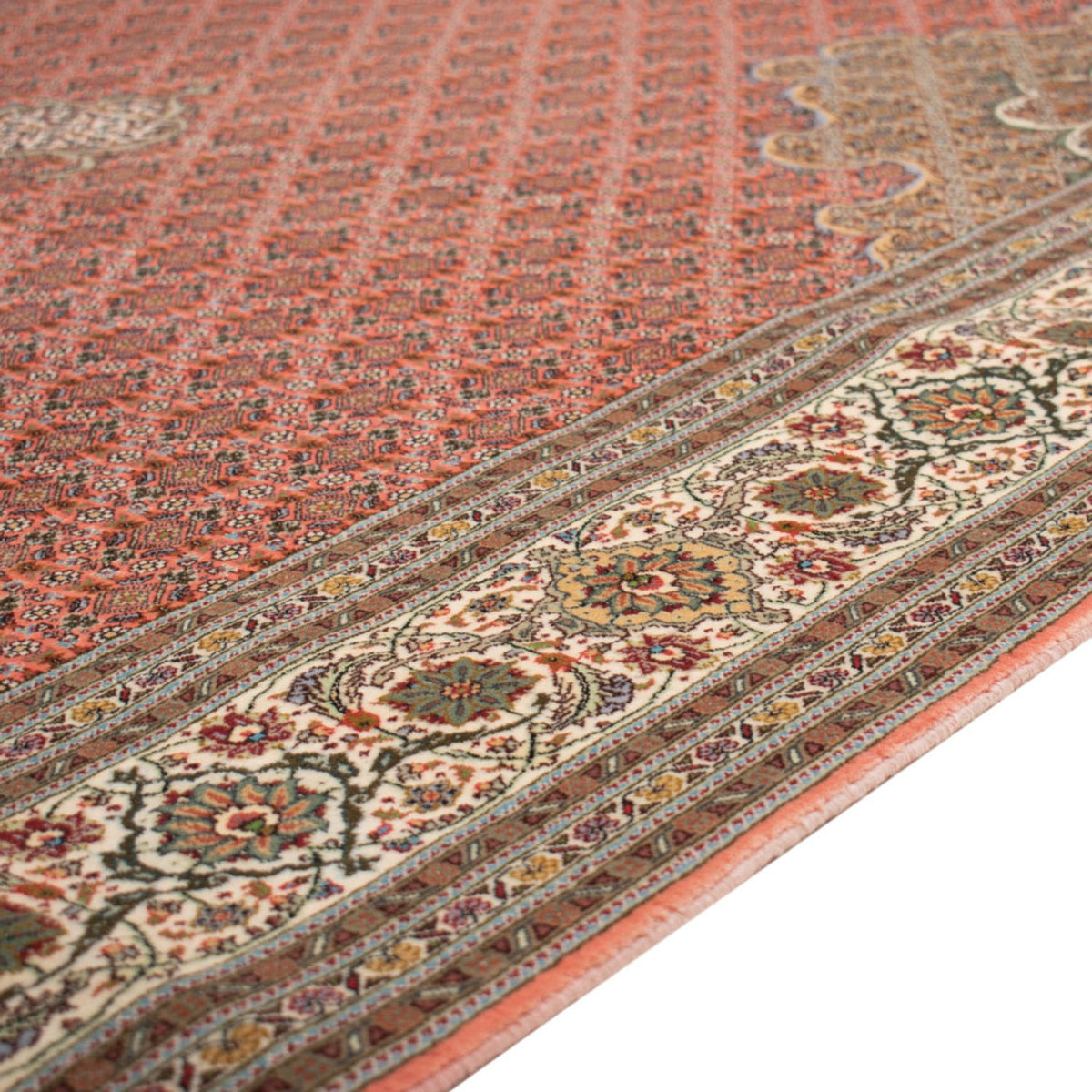 Tapis persan - Tabriz - Royal - 600 x 200 cm - rouge