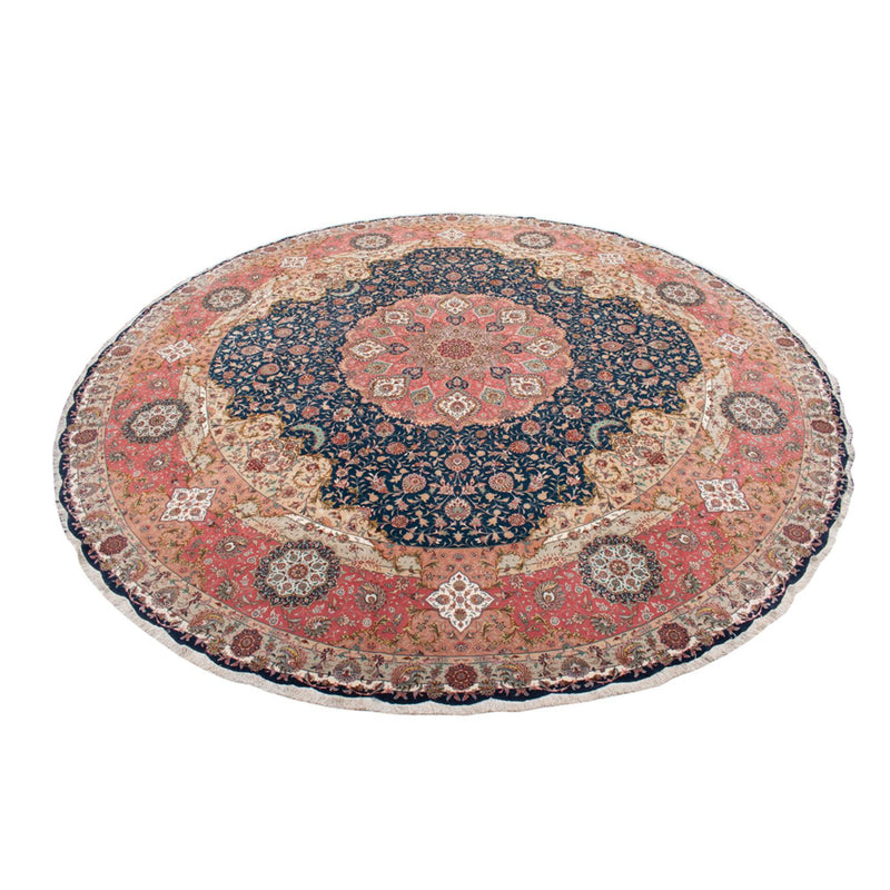 Tapis persan - Tabriz - Premium ronde  - 500 x 500 cm - bleu