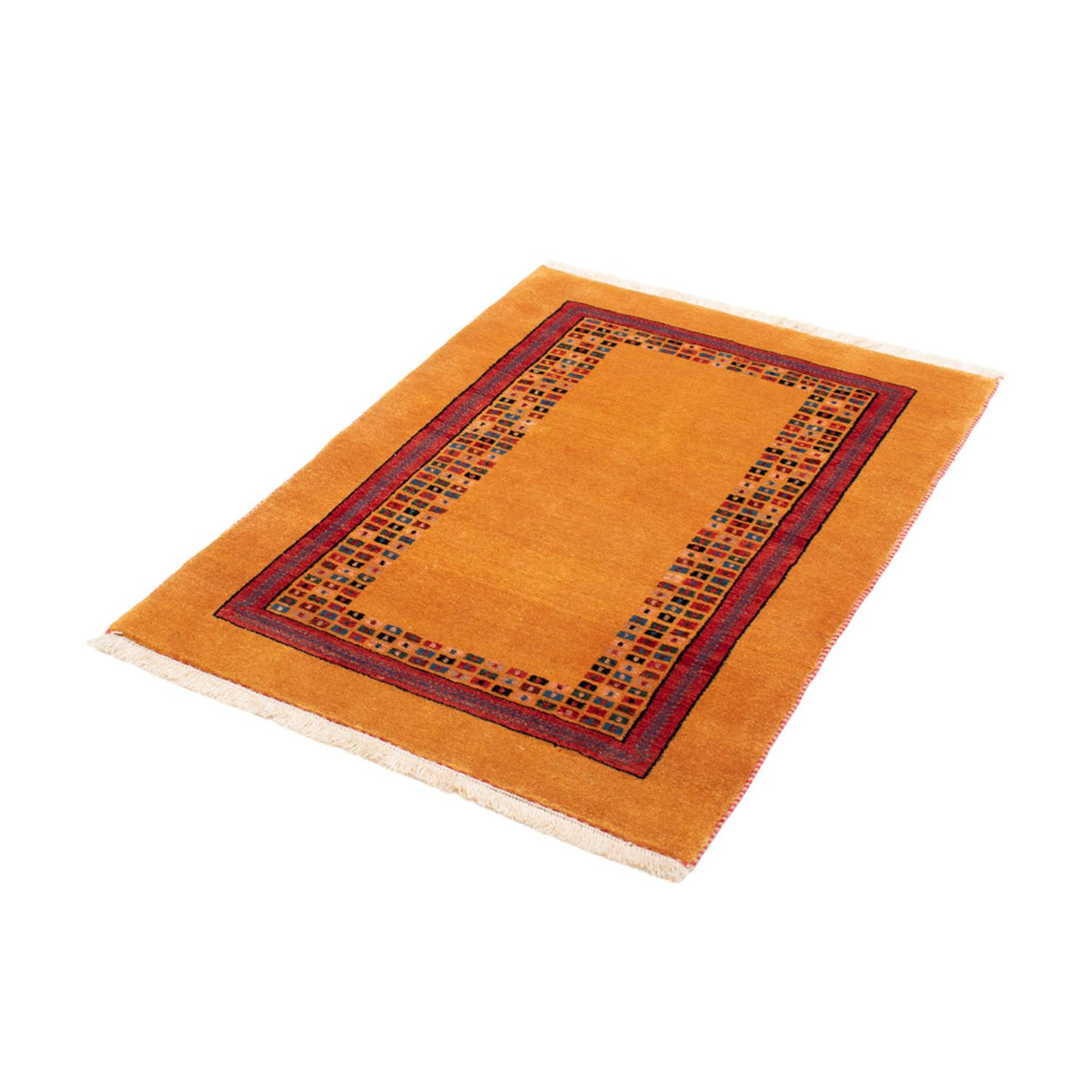 Tapis Gabbeh - Loribaft Persan - 118 x 84 cm - or