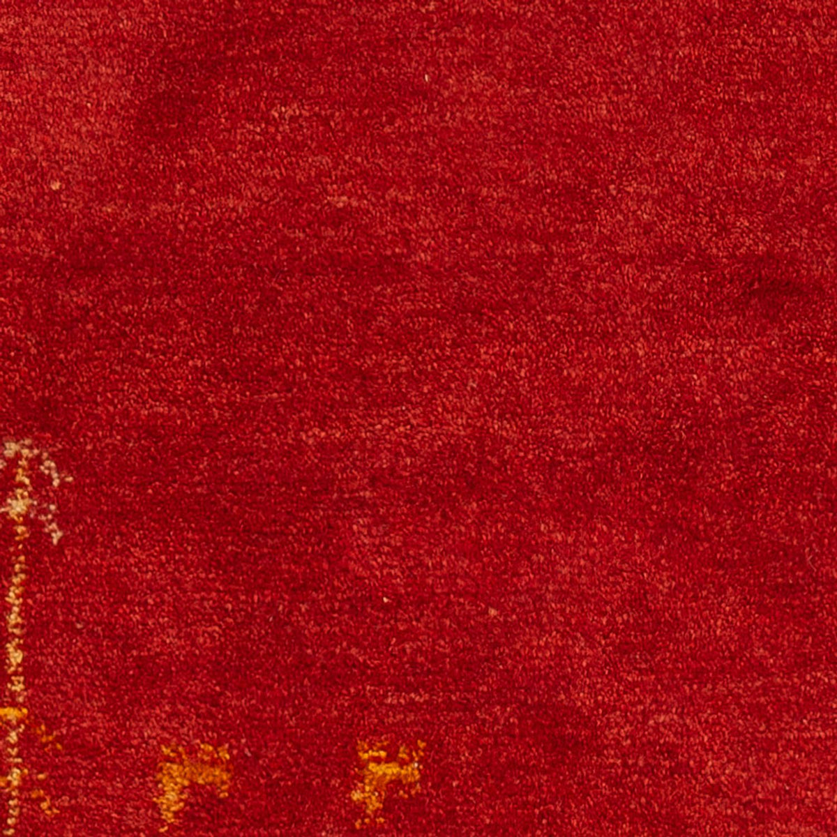 Tapis Gabbeh - Loribaft Persan - 126 x 85 cm - rouge