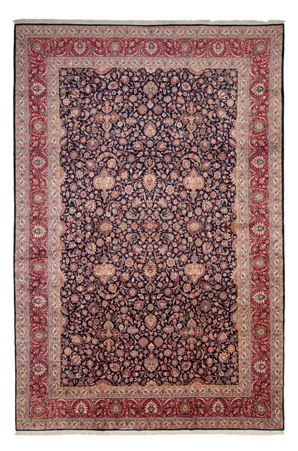 Tapis persan - Classique - 503 x 342 cm - bleu foncé