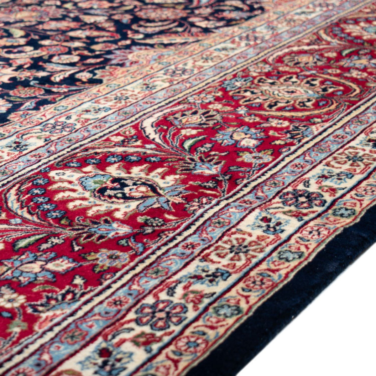 Tapis persan - Classique - 503 x 342 cm - bleu foncé