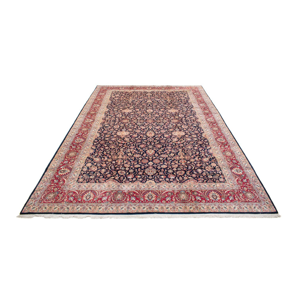 Tapis persan - Classique - 503 x 342 cm - bleu foncé