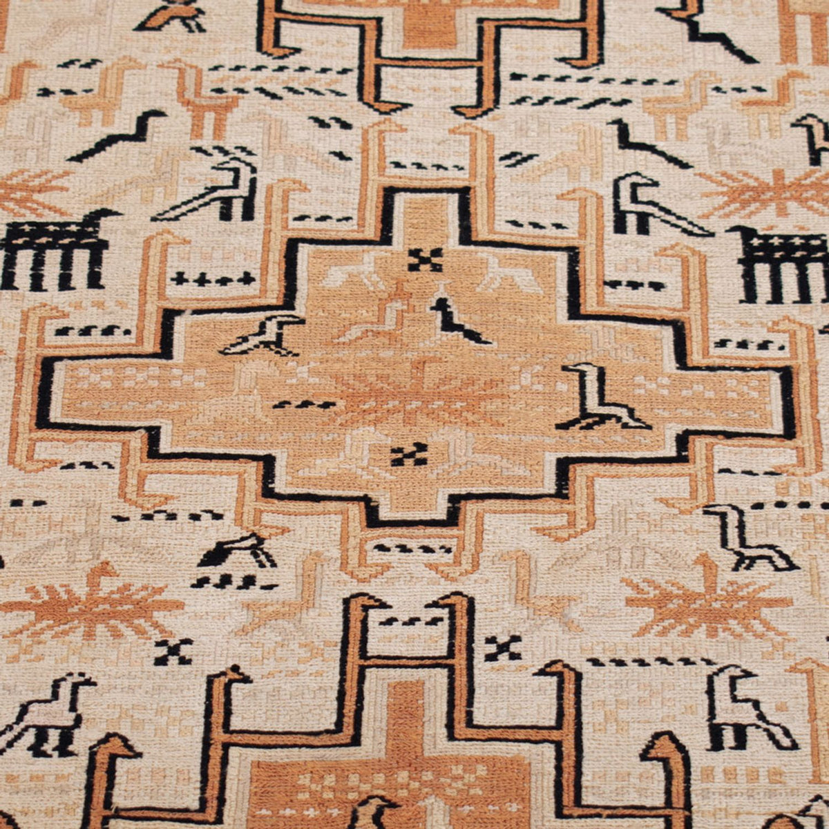 Tapis Kelim - Oriental - 100 x 71 cm - beige