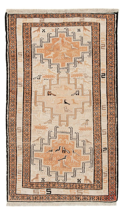 Kilim en soie Tapis 63x107cm