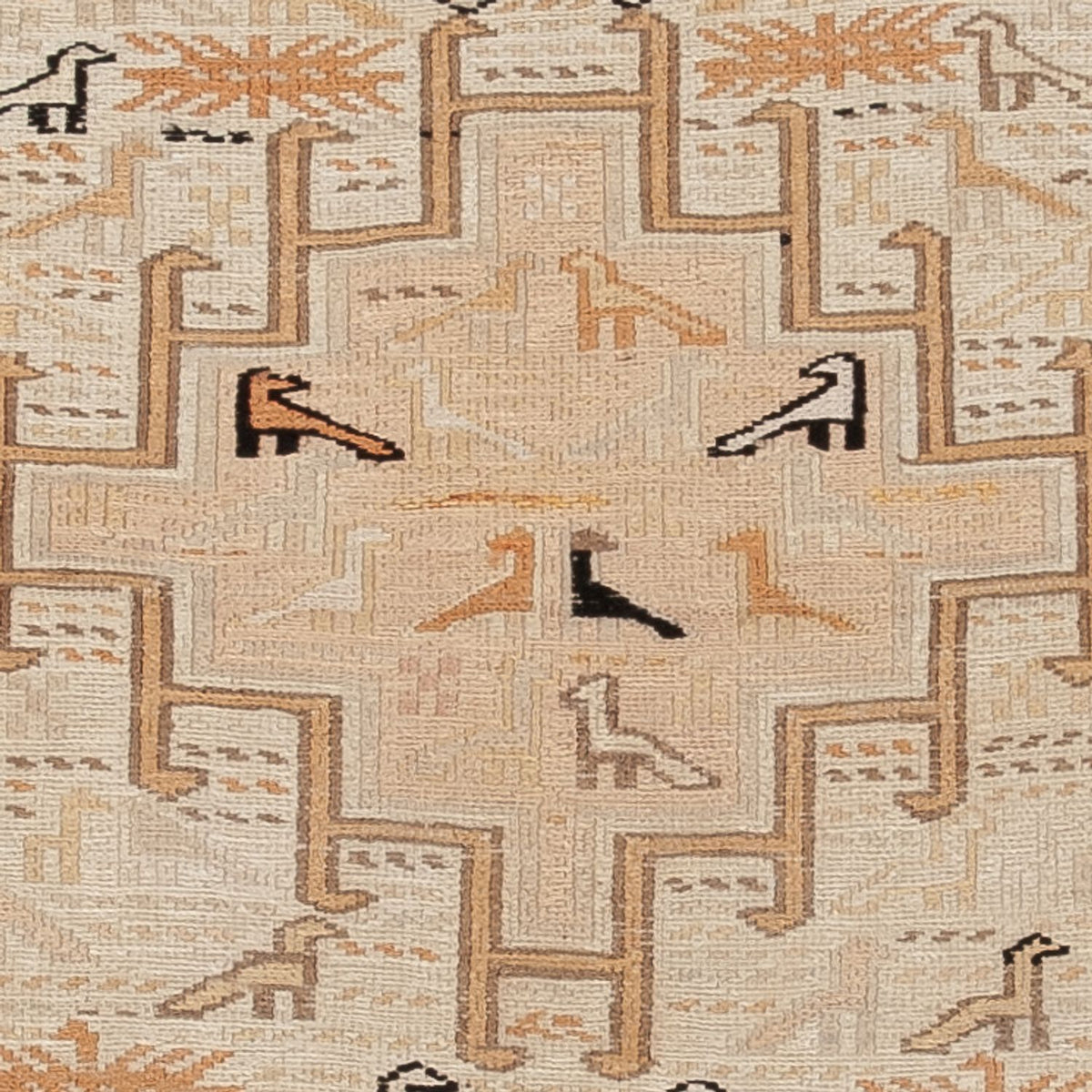 Tapis Kelim - Oriental - 107 x 63 cm - beige