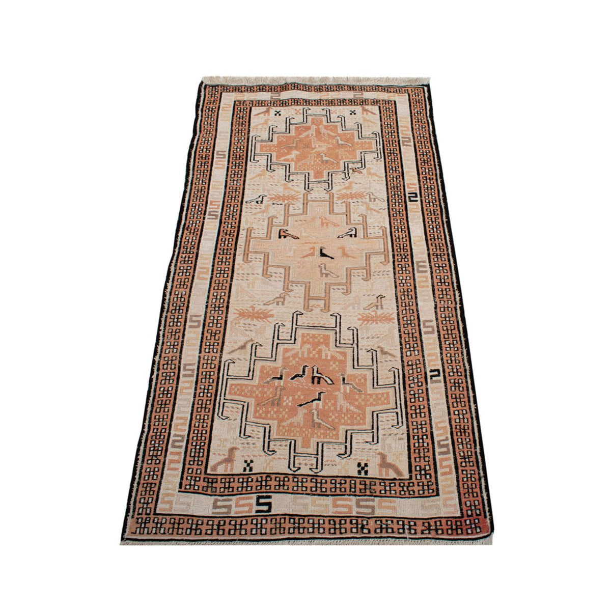 Tapis Kelim - Oriental - 107 x 63 cm - beige