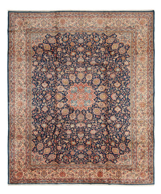 Tapis persan - Classique - 430 x 348 cm - bleu foncé