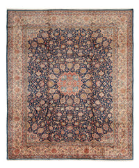 Tapis persan - Classique - 430 x 348 cm - bleu foncé