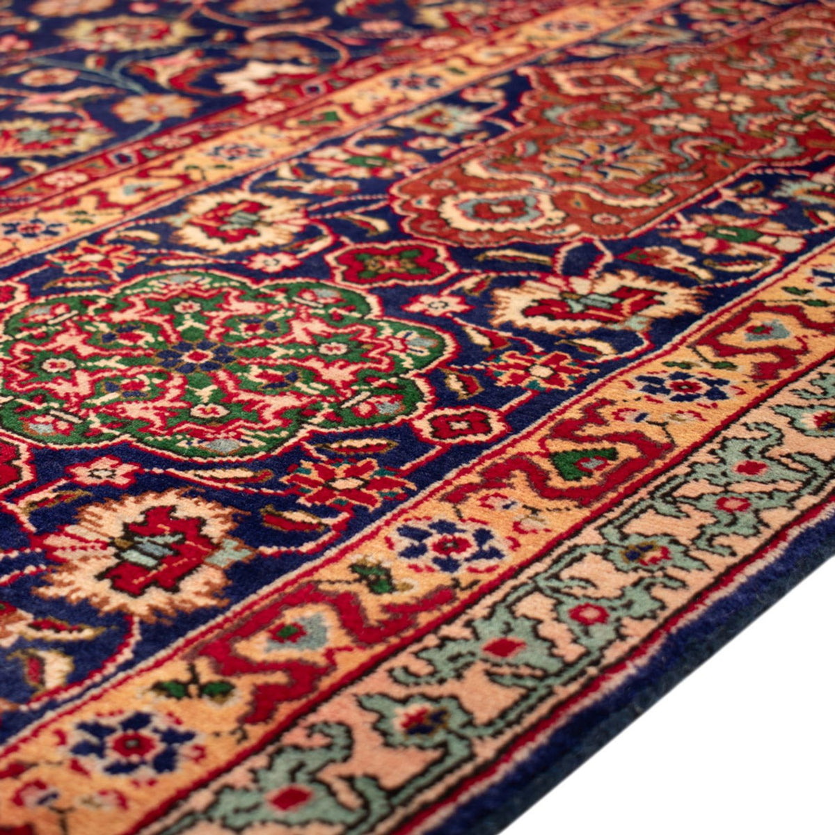 Tapis persan - Tabriz - 440 x 354 cm - bleu foncé