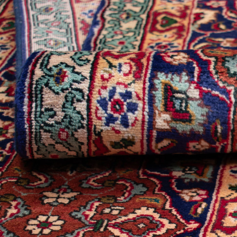 Tapis persan - Tabriz - 440 x 354 cm - bleu foncé