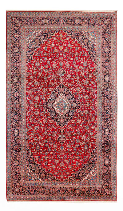 Tapis de Kashan Tapis 302x525cm - Tapis persan - rouge
