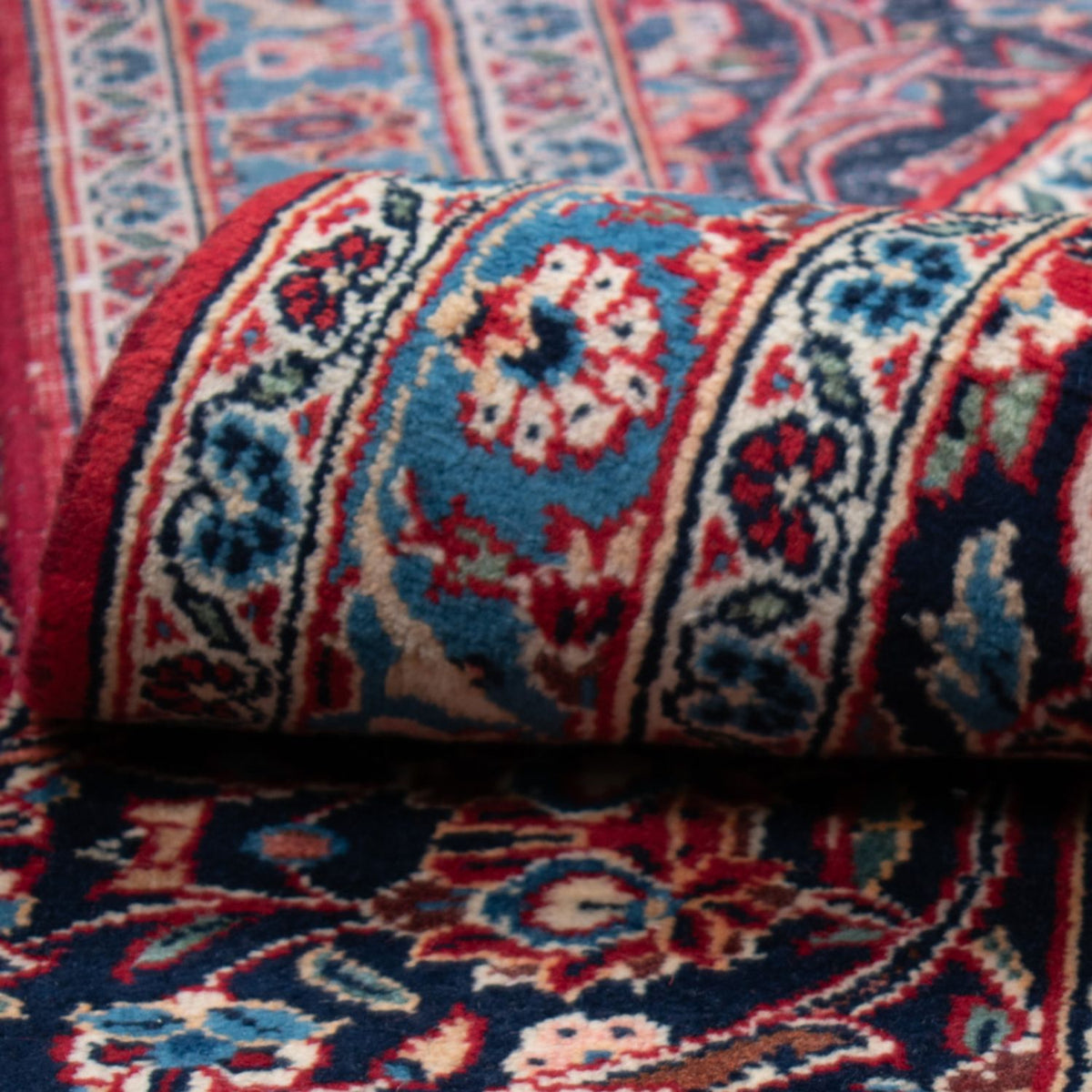 Tapis persan - Keshan - 525 x 302 cm - rouge