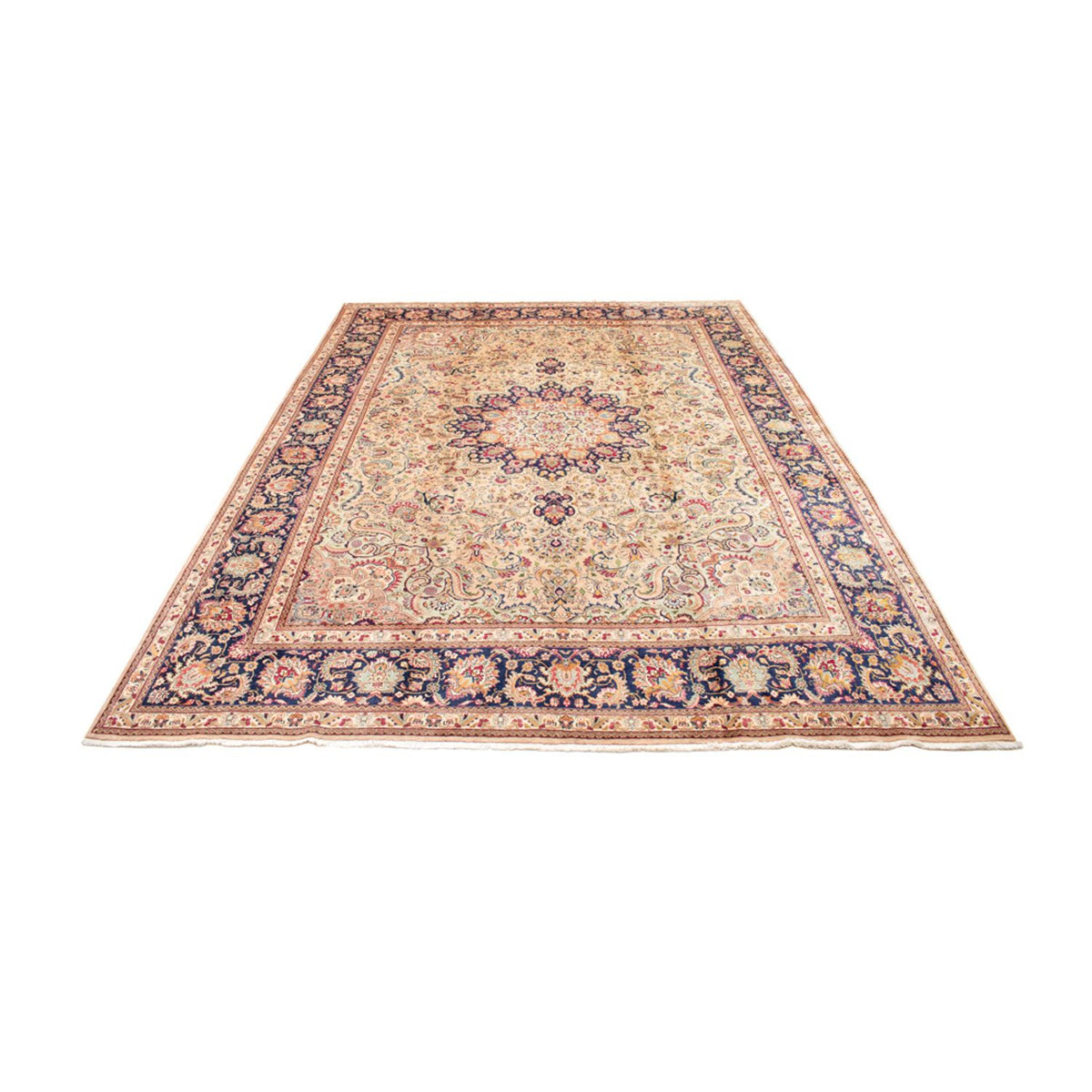 Tapis persan - Tabriz - 490 x 360 cm - beige