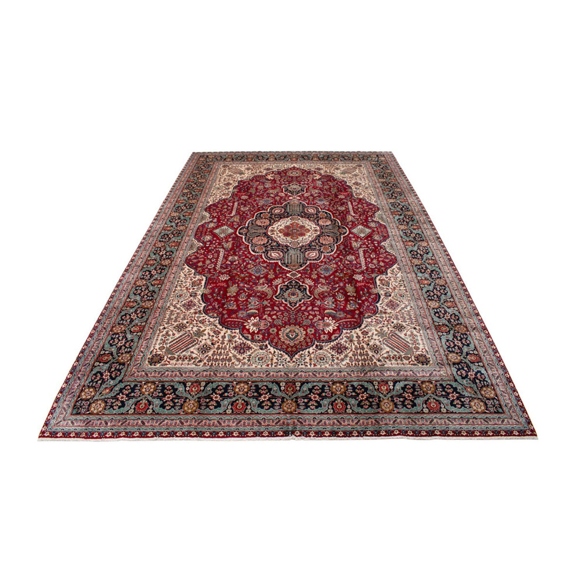 Tapis persan - Tabriz - 525 x 350 cm - rouge