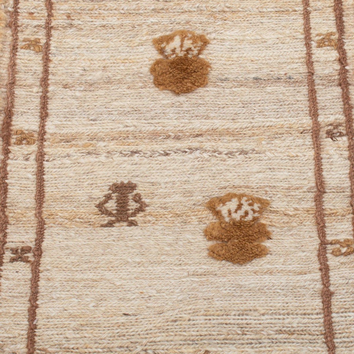 Tapis Gabbeh - Persan - 142 x 73 cm - beige