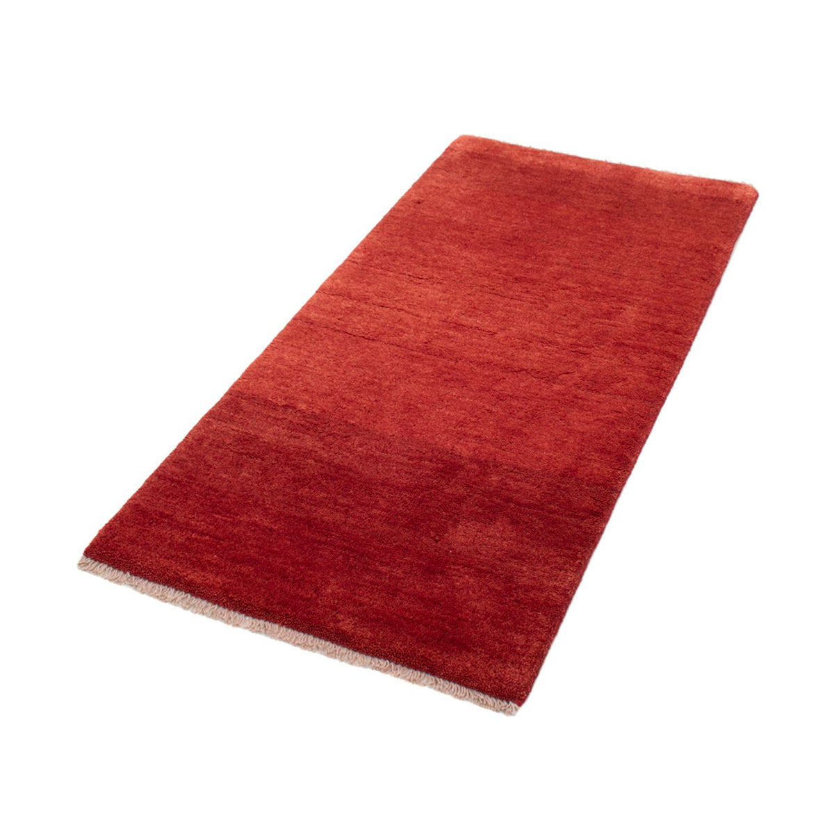 Tapis Gabbeh - Persan - 138 x 69 cm - rouge
