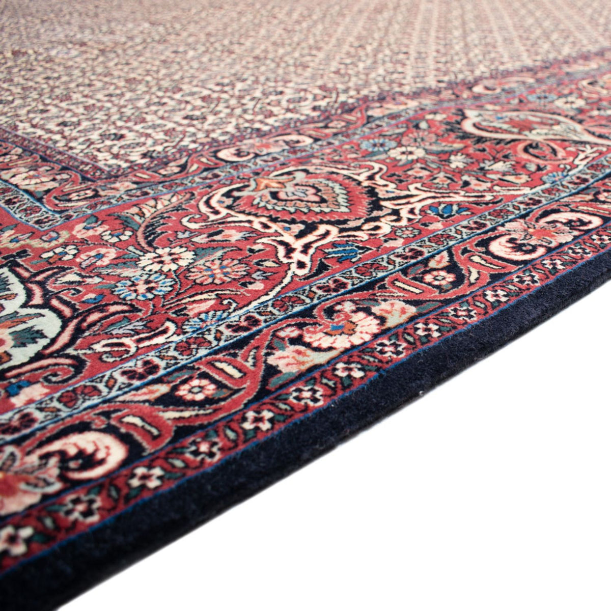 Tapis persan - Bidjar carré  - 366 x 348 cm - beige