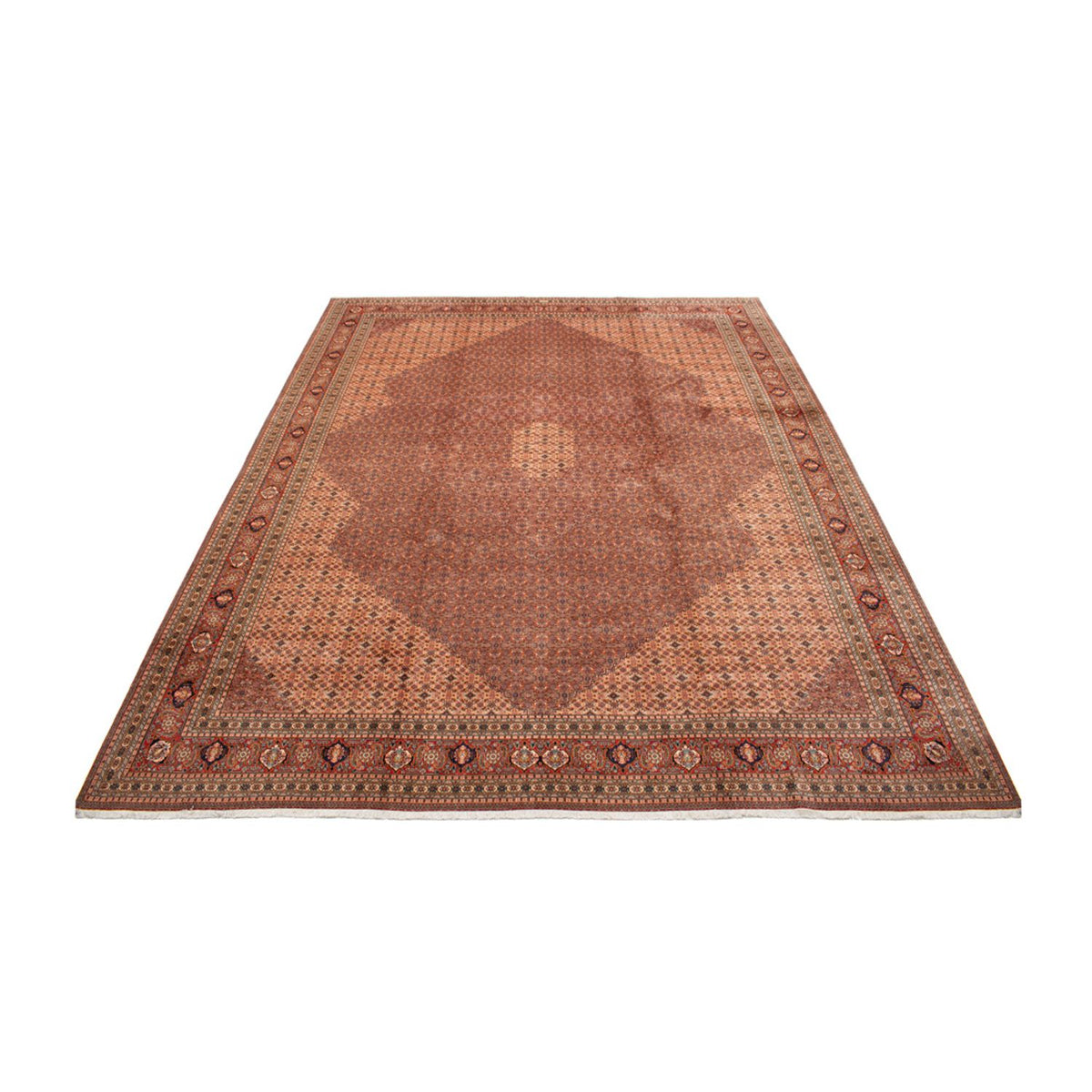 Tapis persan - Nomadic - 470 x 375 cm - rouge