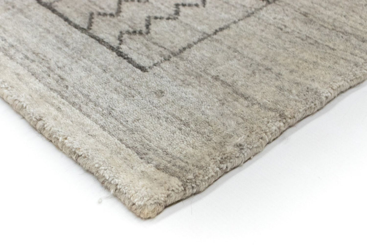 Tapis vintage - 90 x 60 cm - argent