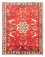 Tapis persan - Nomadic - 162 x 120 cm - rouge foncé