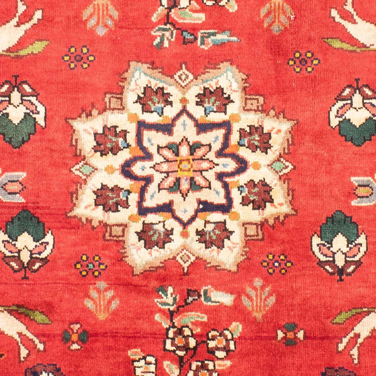 Tapis persan - Nomadic - 162 x 120 cm - rouge foncé