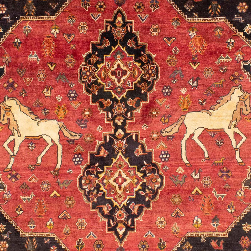Tapis persan - Nomadic - 272 x 200 cm - rouge