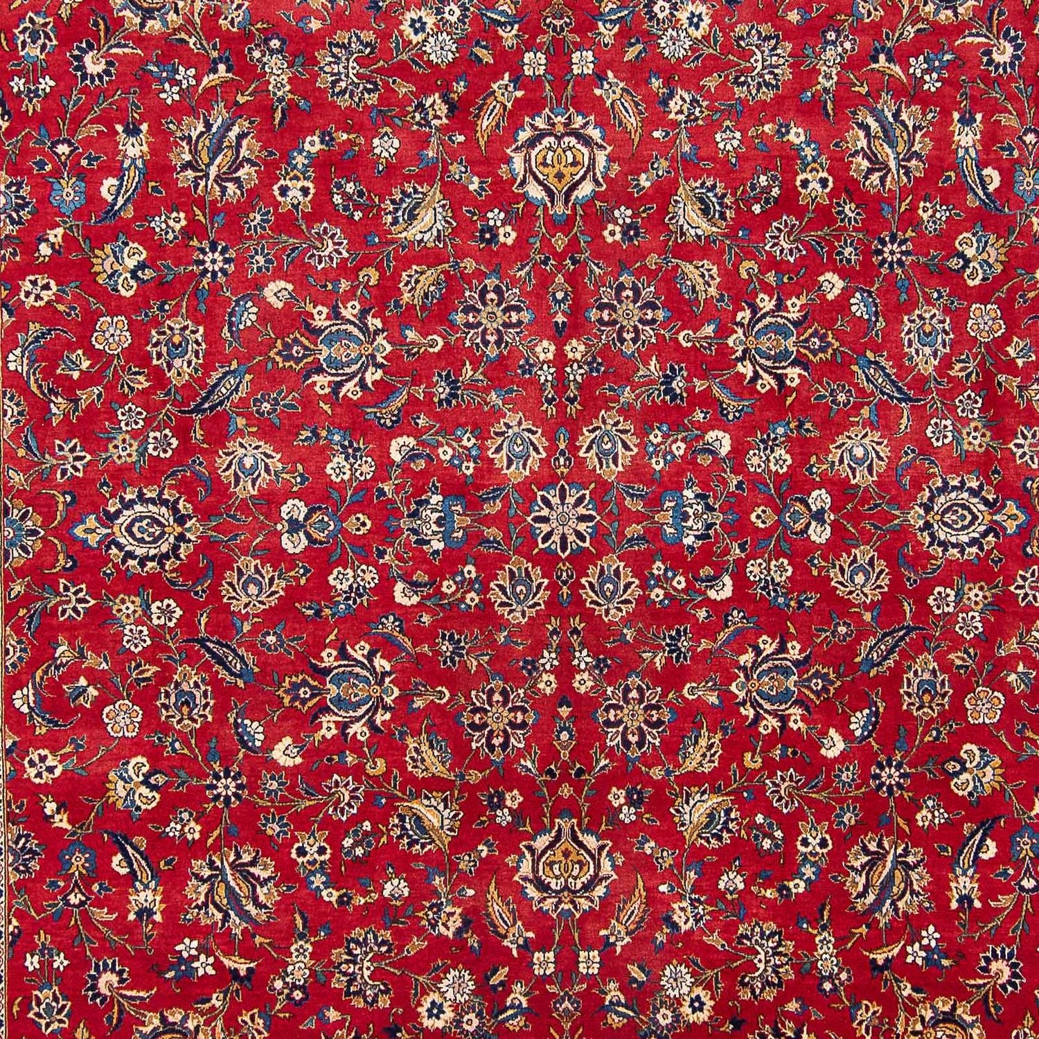 Tapis persan - Keshan - 432 x 325 cm - rouge