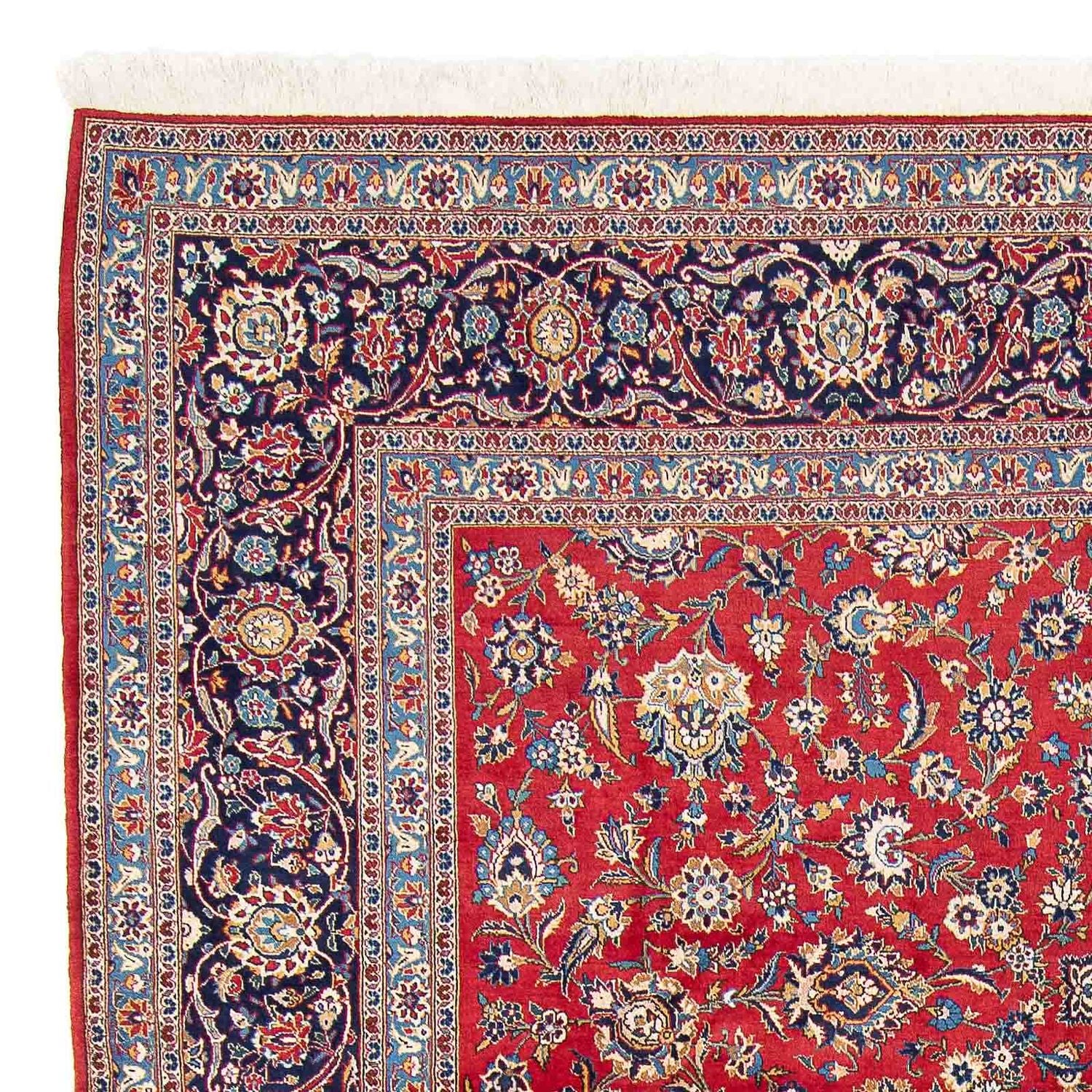 Tapis persan - Keshan - 432 x 325 cm - rouge