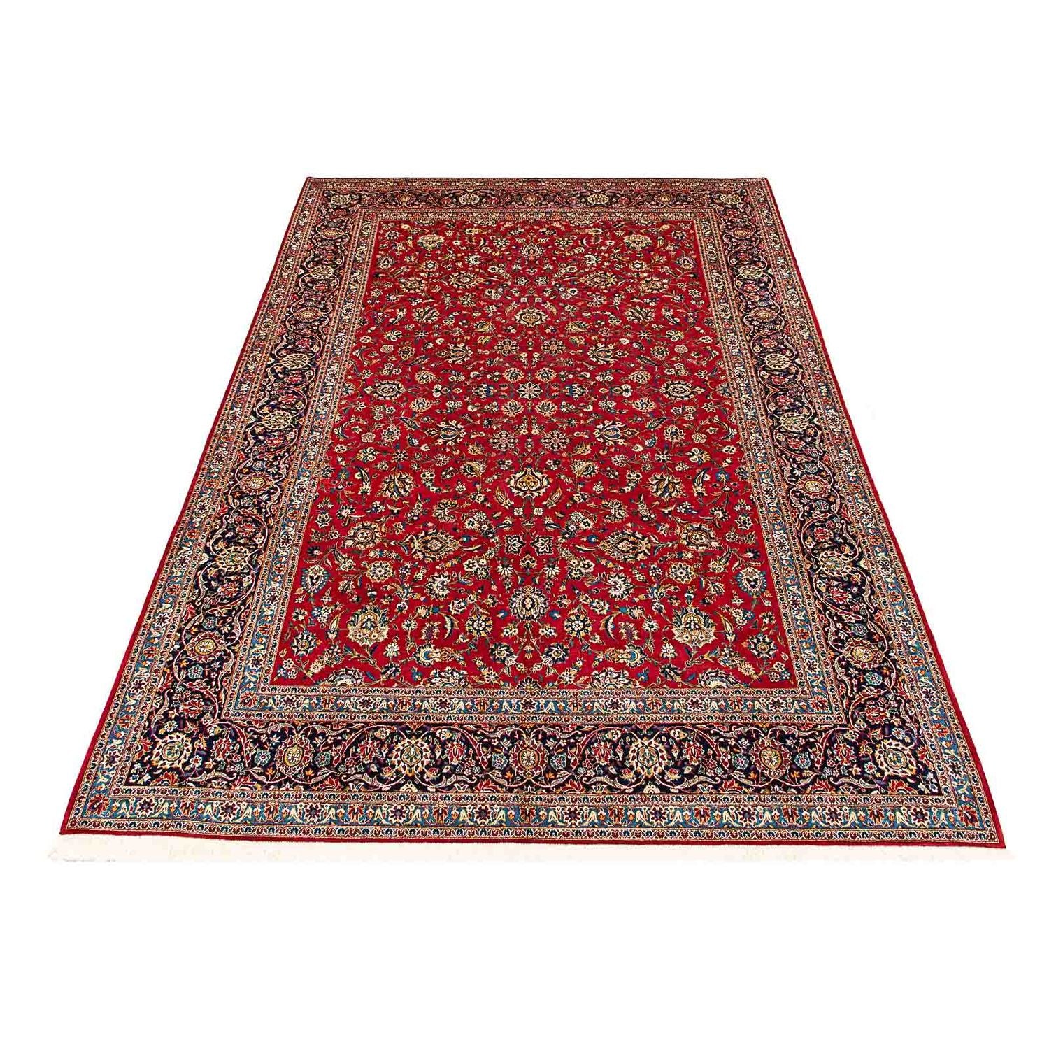 Tapis persan - Keshan - 432 x 325 cm - rouge