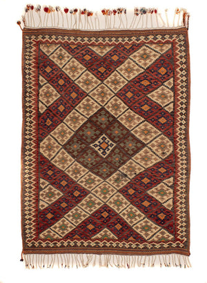 Tapis Kelim - Oriental - 230 x 167 cm - multicolore