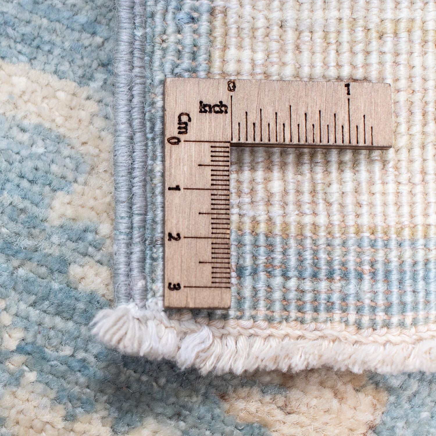 Tapis de couloir Tapis Ziegler - 300 x 80 cm - bleu clair