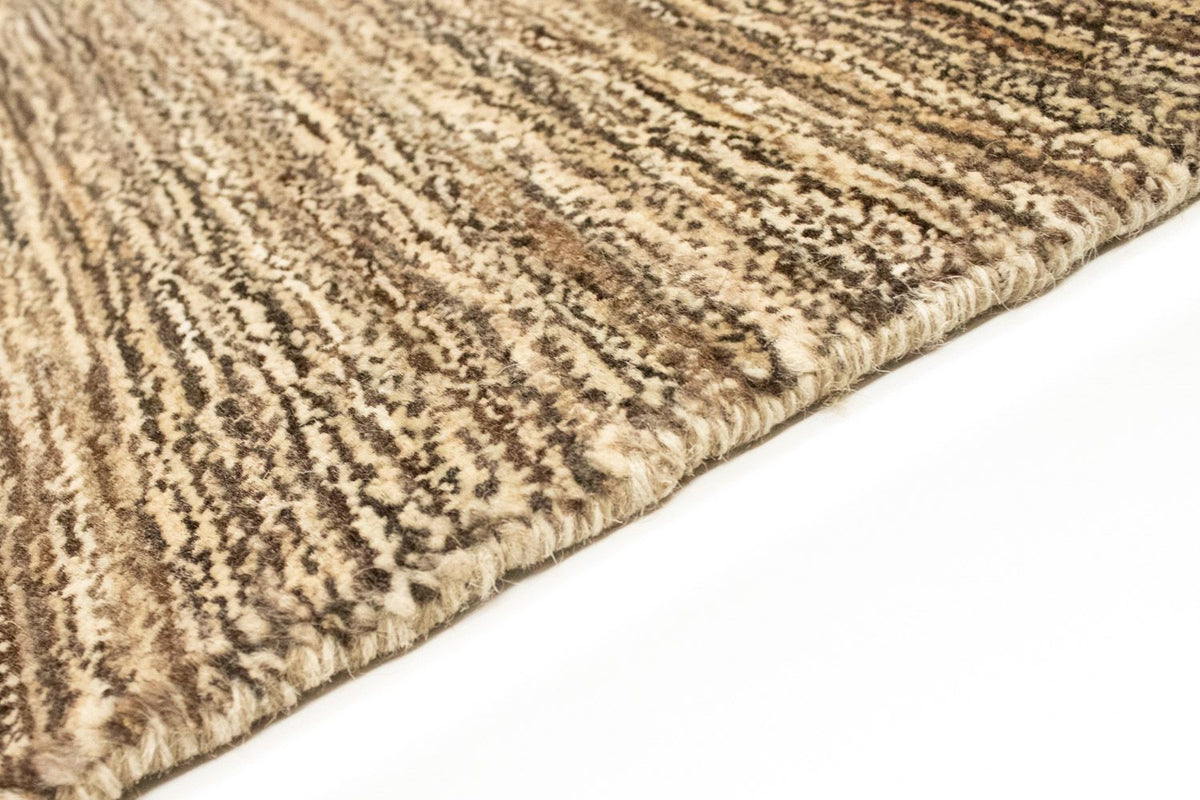 Tapis Gabbeh - Indus - 246 x 162 cm - gris