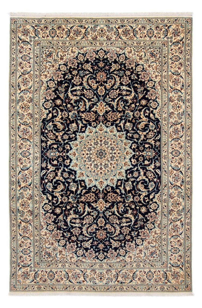 Tapis persan - Nain - 302 x 199 cm - noir