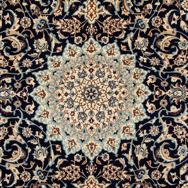 Tapis persan - Nain - 302 x 199 cm - noir
