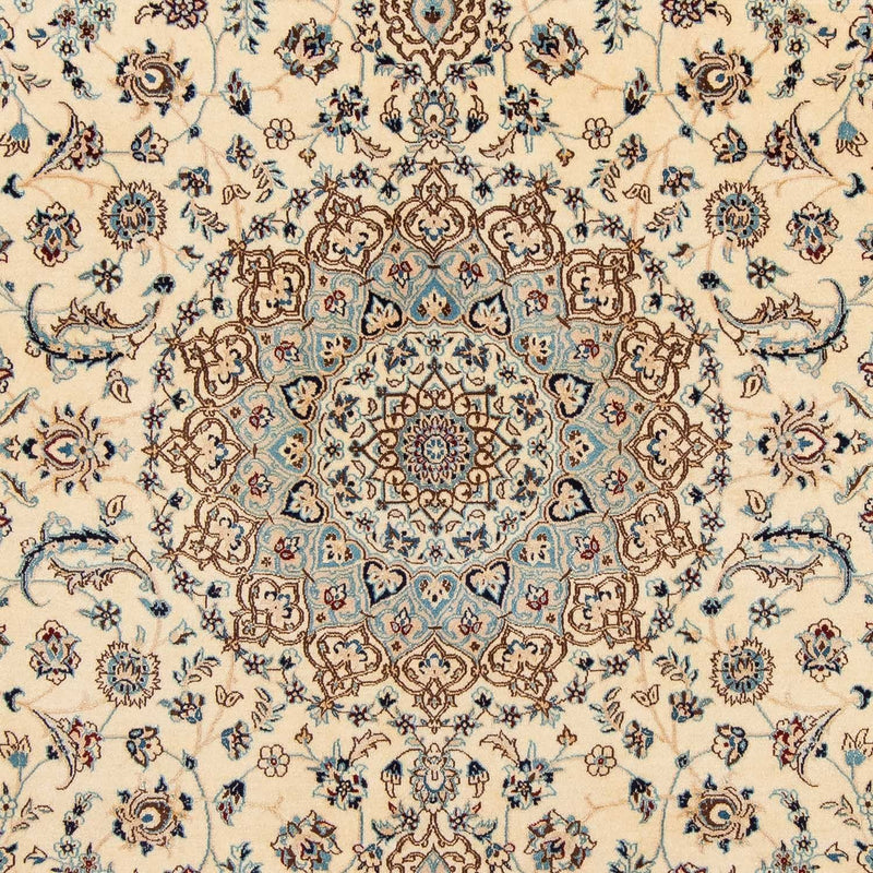 Tapis persan - Nain - 297 x 200 cm - beige