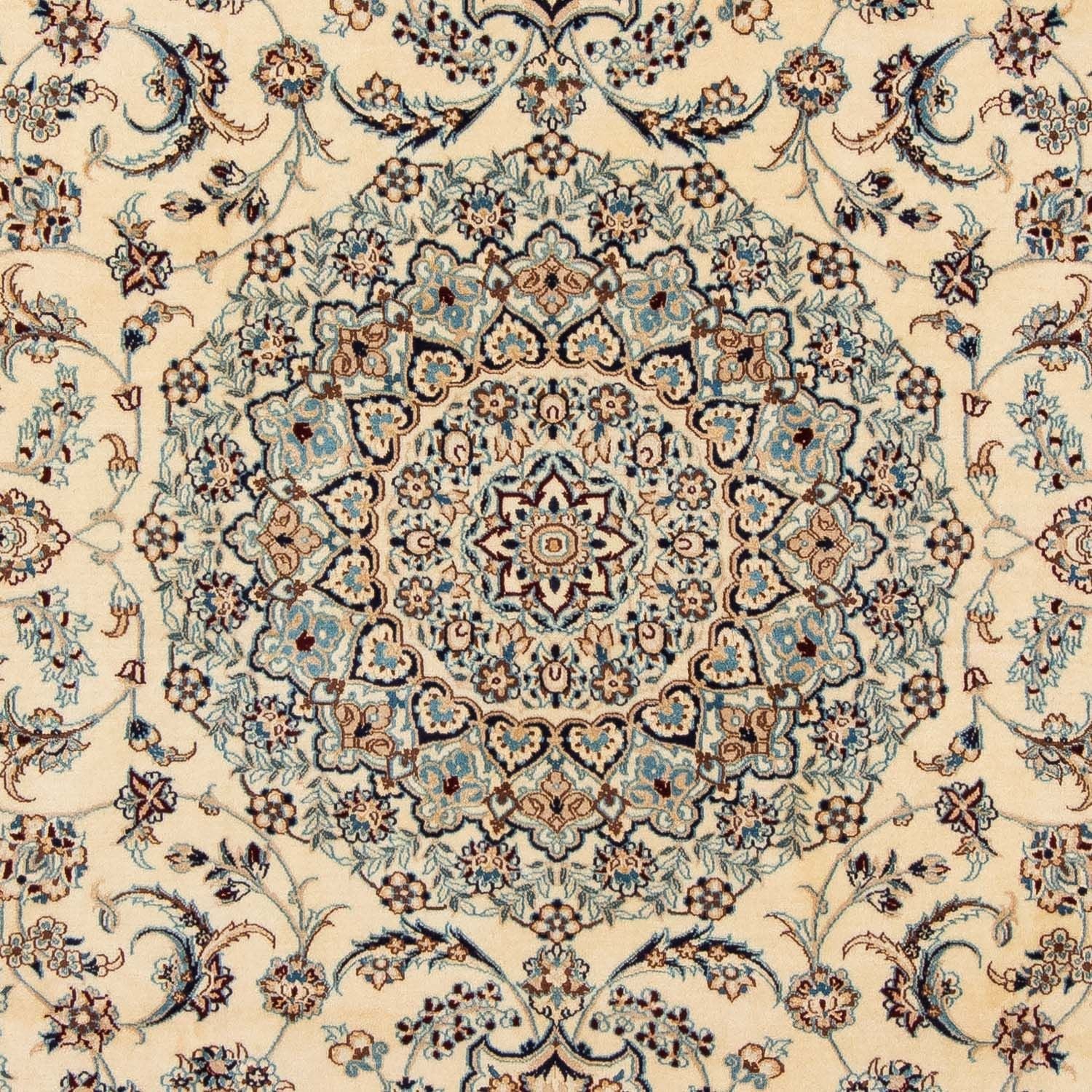 Tapis persan - Nain - 293 x 199 cm - beige