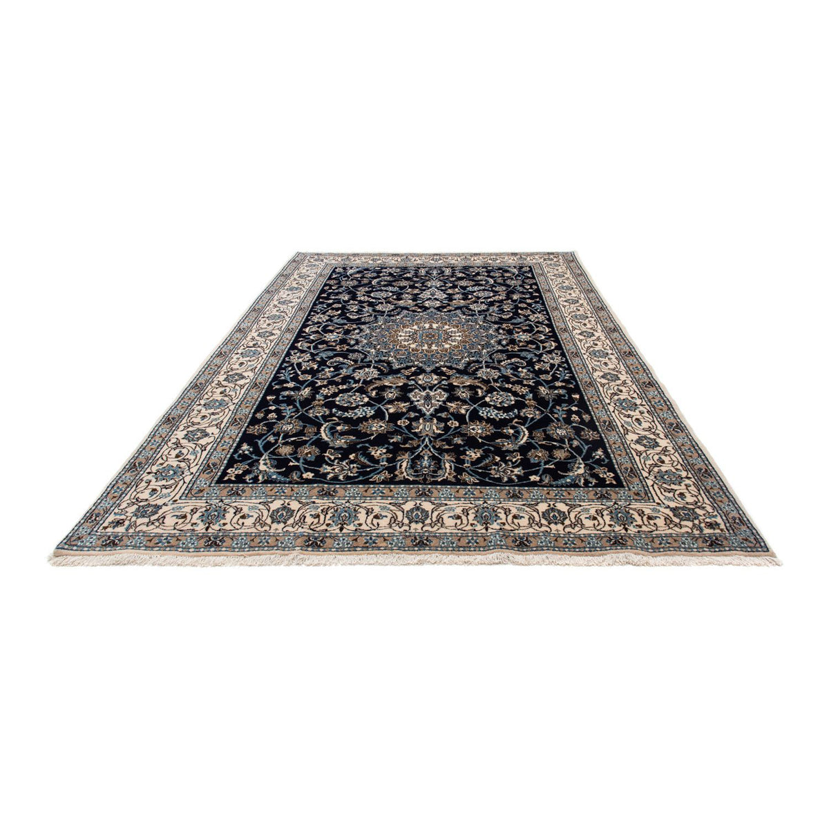 Tapis persan - Nain - 290 x 201 cm - noir
