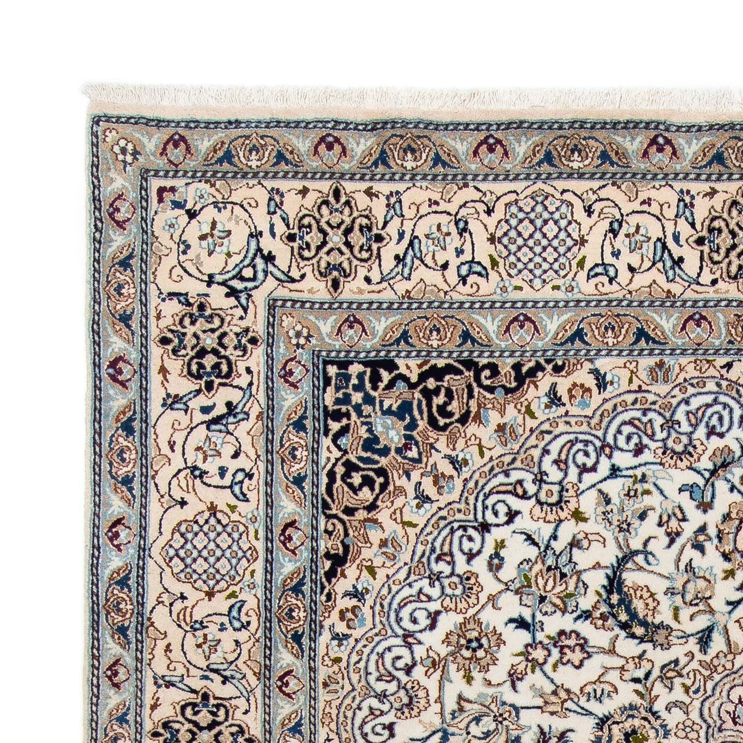 Tapis persan - Nain - 297 x 196 cm - beige