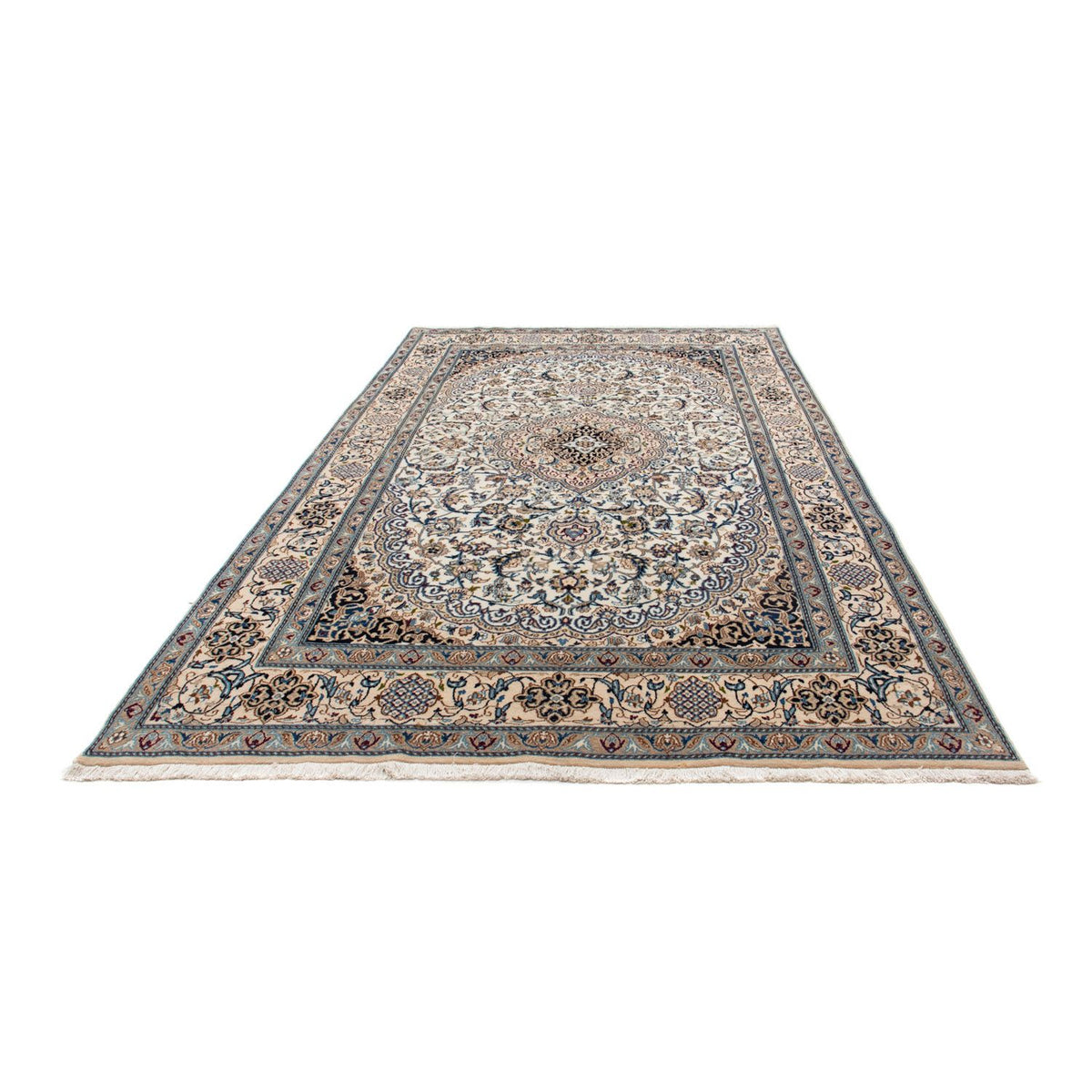 Tapis persan - Nain - 297 x 196 cm - beige