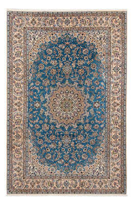 Tapis persan - Nain - 296 x 197 cm - bleu