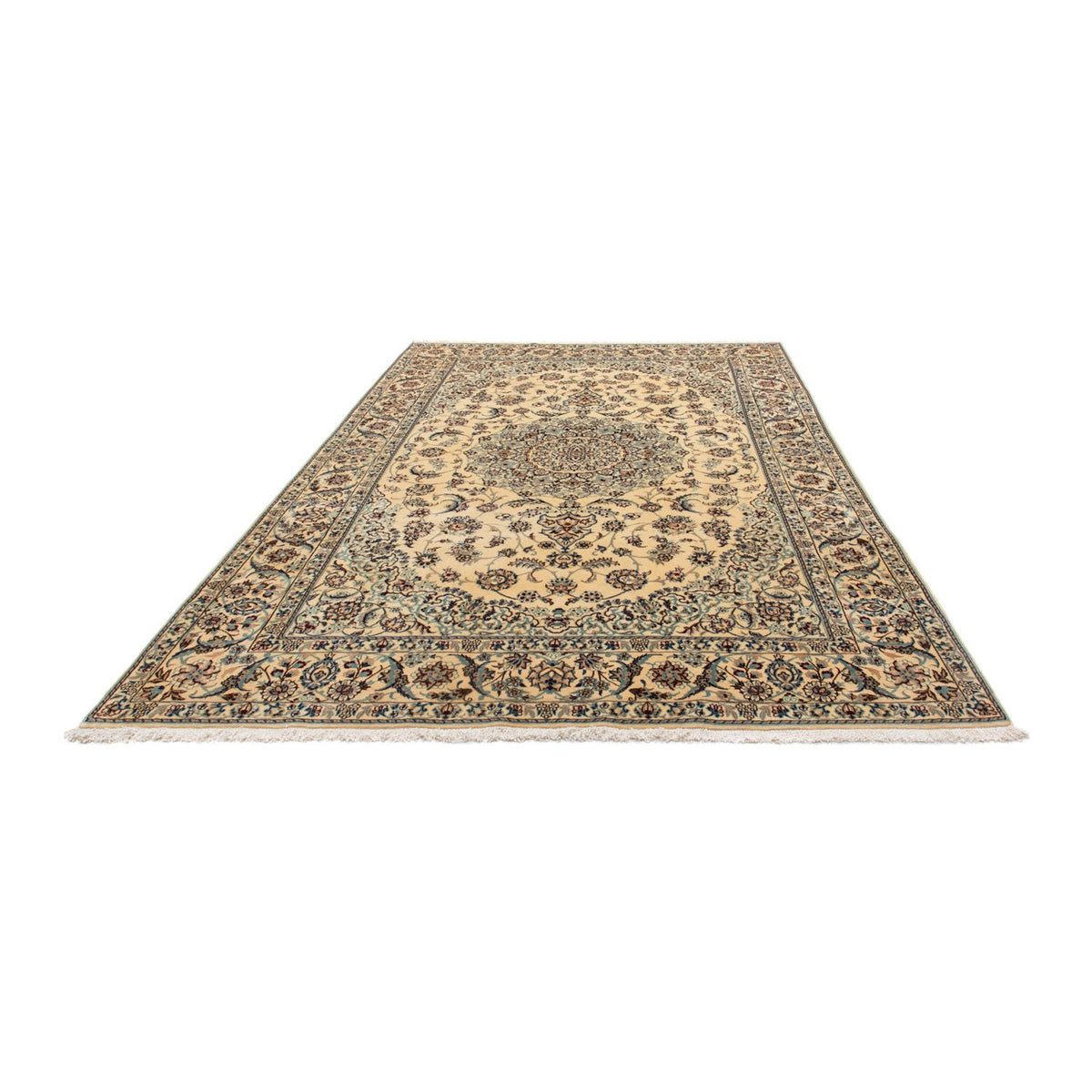 Tapis persan - Nain - 289 x 197 cm - beige