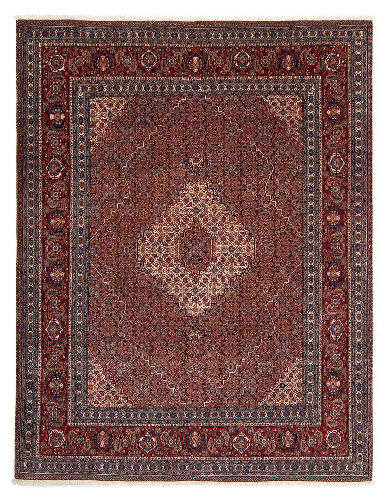 Tapis persan - Nain - 323 x 256 cm - rouge foncé