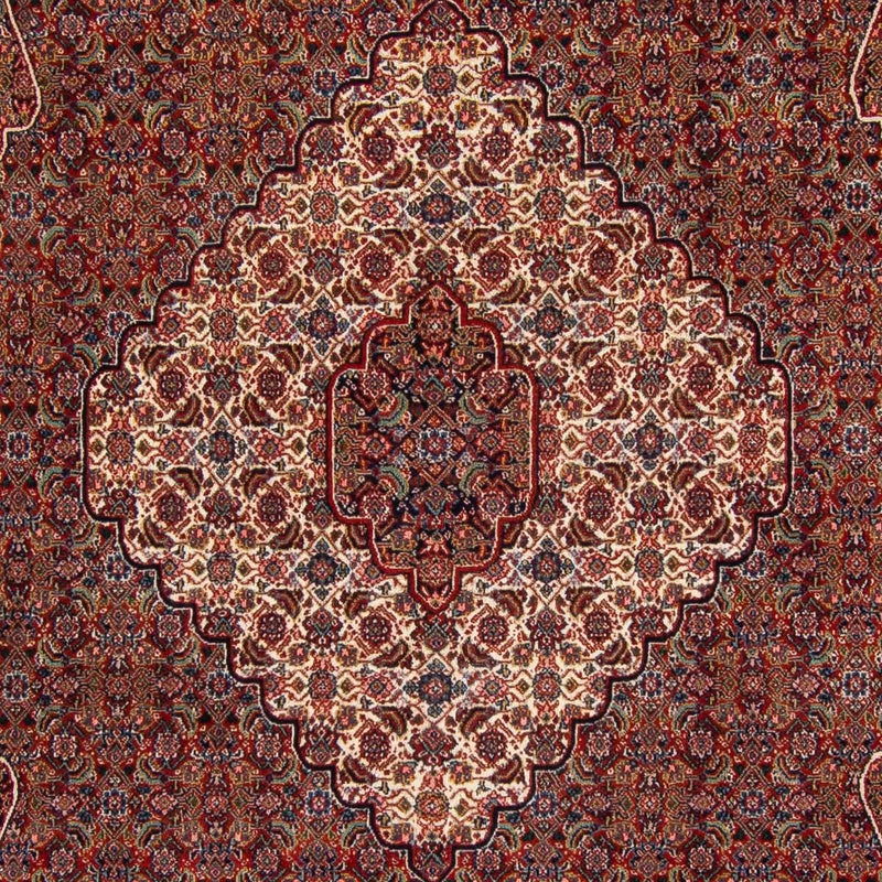 Tapis persan - Nain - 323 x 256 cm - rouge foncé